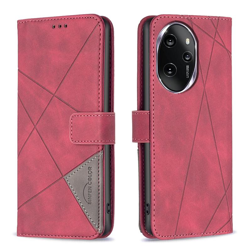 Luxury Leather Phone Case on For Huawei Honor 200 Lite 100 Pro Honor90 Honor200 Lite 5G Fundas Couqe Magnetic Wallet Flip Cover