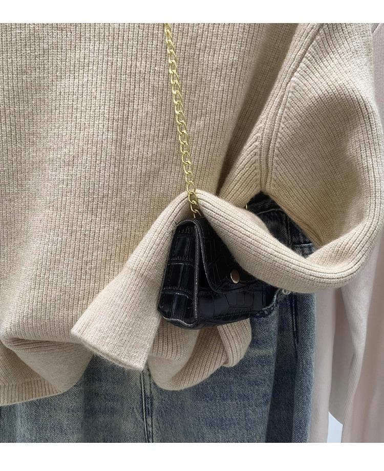 Women's Autumn/Winter 2025 Loose Cardigan Sweater - Chic Niche Design