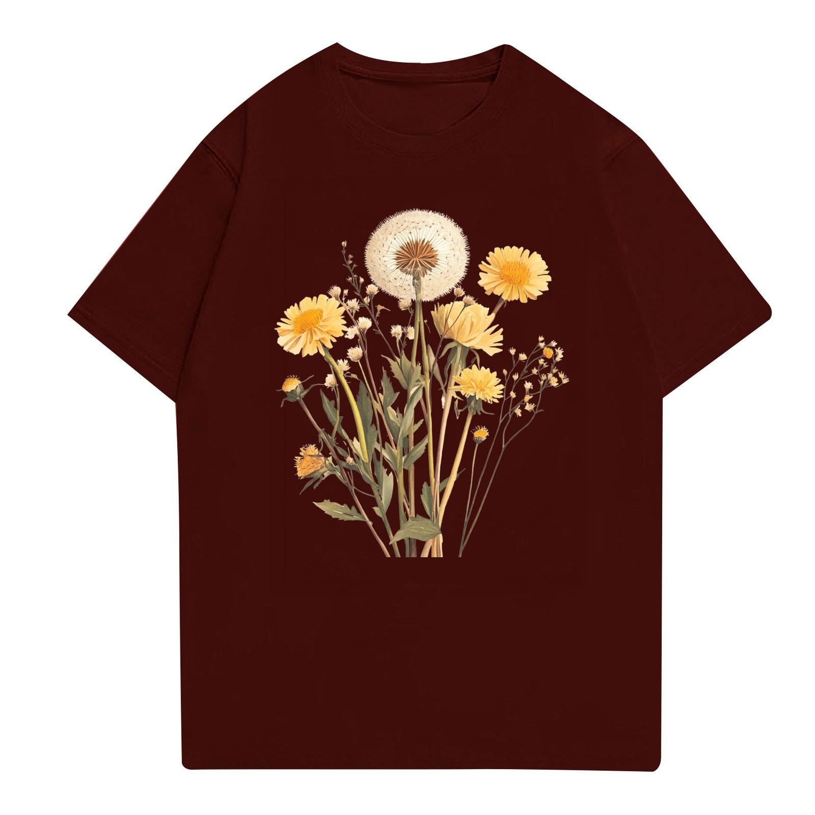 

Женская мода повседневная футболка с круглым вырезом и короткими рукавами, топ, футболка, топ XXL винный