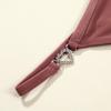 Women Sexy Thongs Low Rise Ladies G-string Heart Decoration Erotic Intimate Lingerie T-Back New Fashion Thongs Crotch Panties