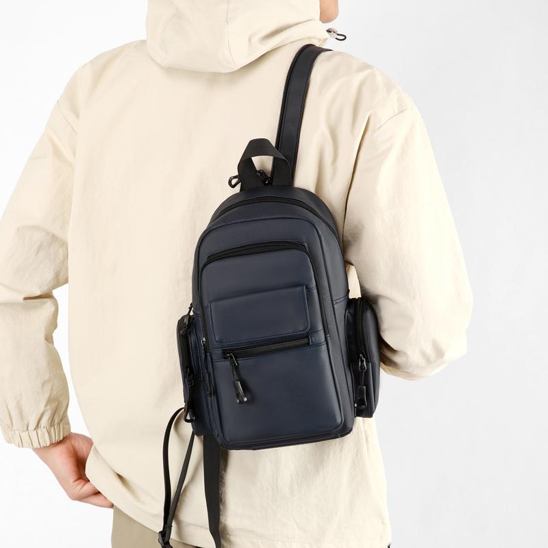 Men's Chest Bag Lightweight Outdoor Shoulder Bag Commuter Travel Backpack