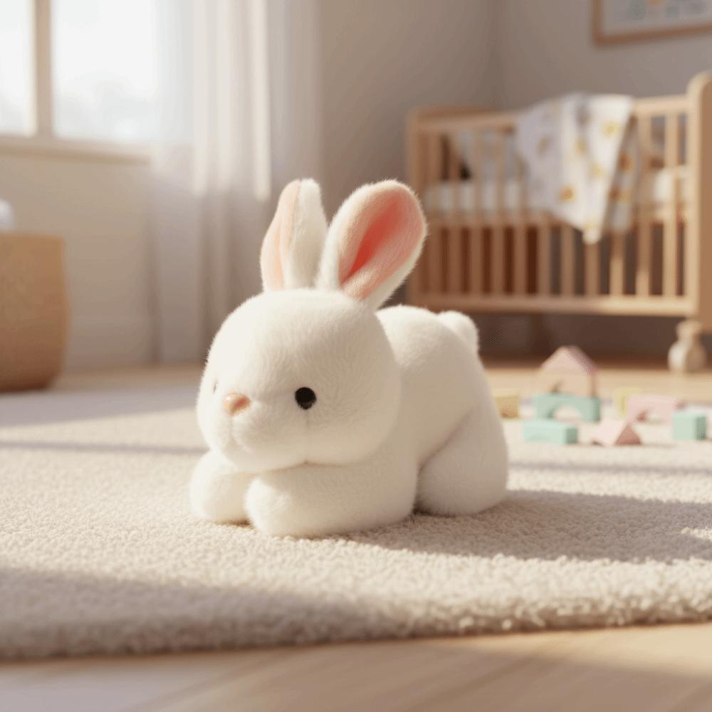 Soft Plush Rabbit Plush Doll Red Bunny Simulation Toy Cute Animal Plush Rabbit  Festival Gift