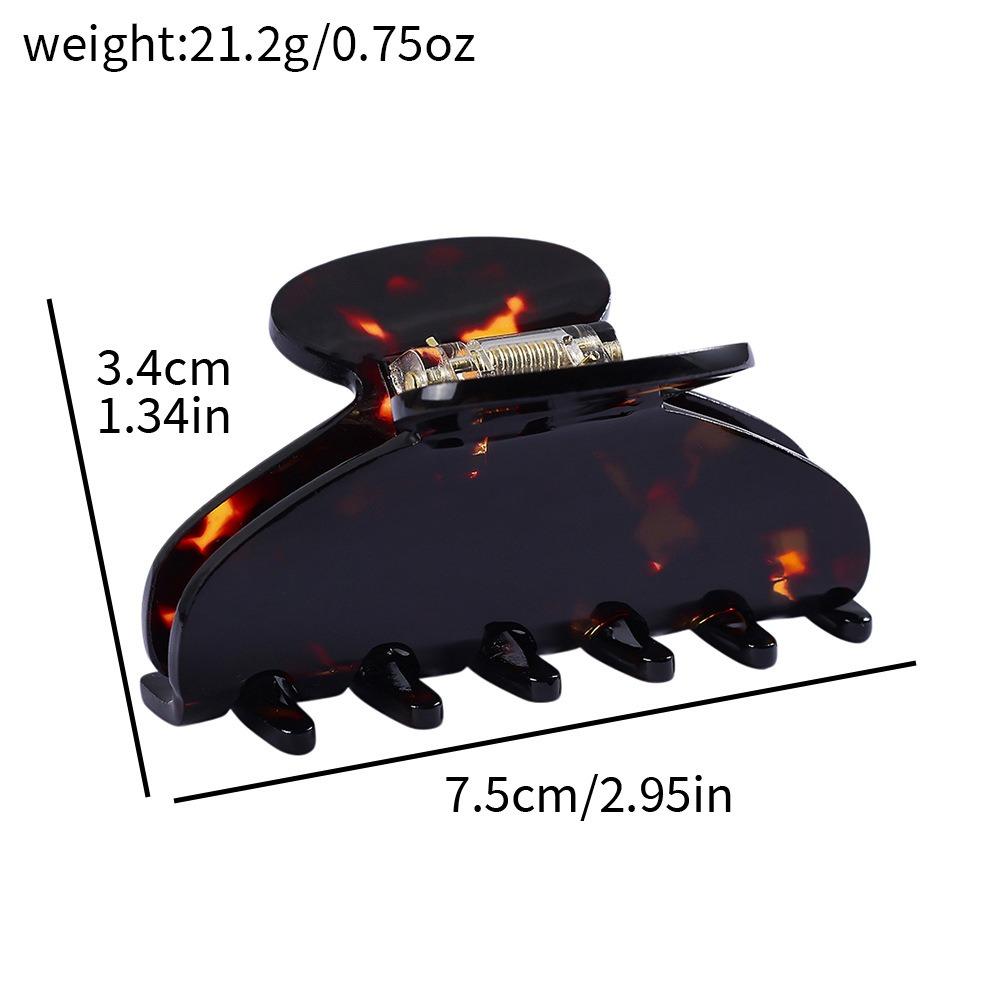 Multicolor Hair Claw Clip Acetate Material Hair Accessories Clip  For Women Girls