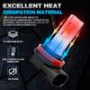 2Pcs H11 H8 H9 LED Fog DRL Bulbs 9005 HB3 9006 HB4 CSP Chip Led Foglights Daytime Running Light 6000K White Super Bright Lamp