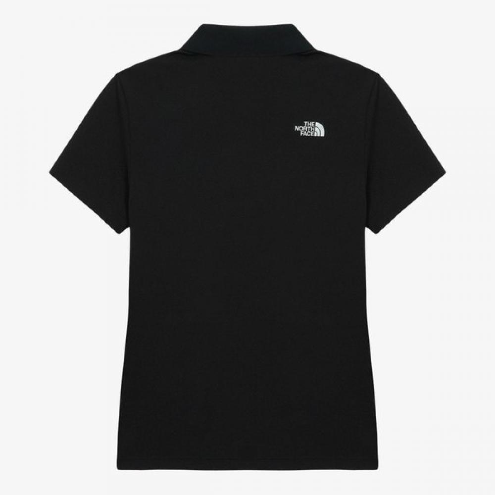 The North Face Women Coolmax Prime Short Sleeve Polo Black Nt7ps33a