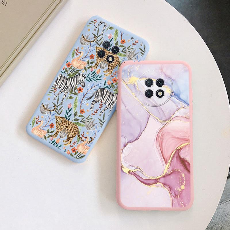 Case For Xiaomi Poco M5S C71 X7 C75 M6 Leopard Soft Silicone Back Cover Phone Case Protective Coque Shell Leopard Painted Bags