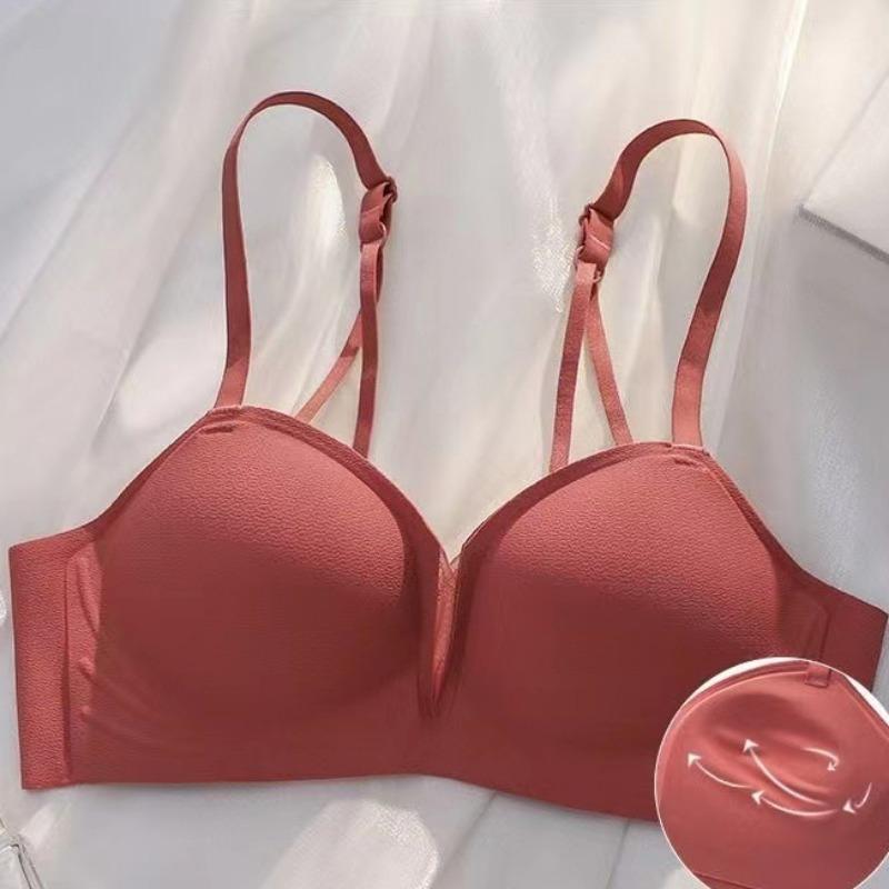 Non-marking Underwear Summer Gathering Anti-sagging Collection of Vice Breasts Back Thin Section Comfortable Bra