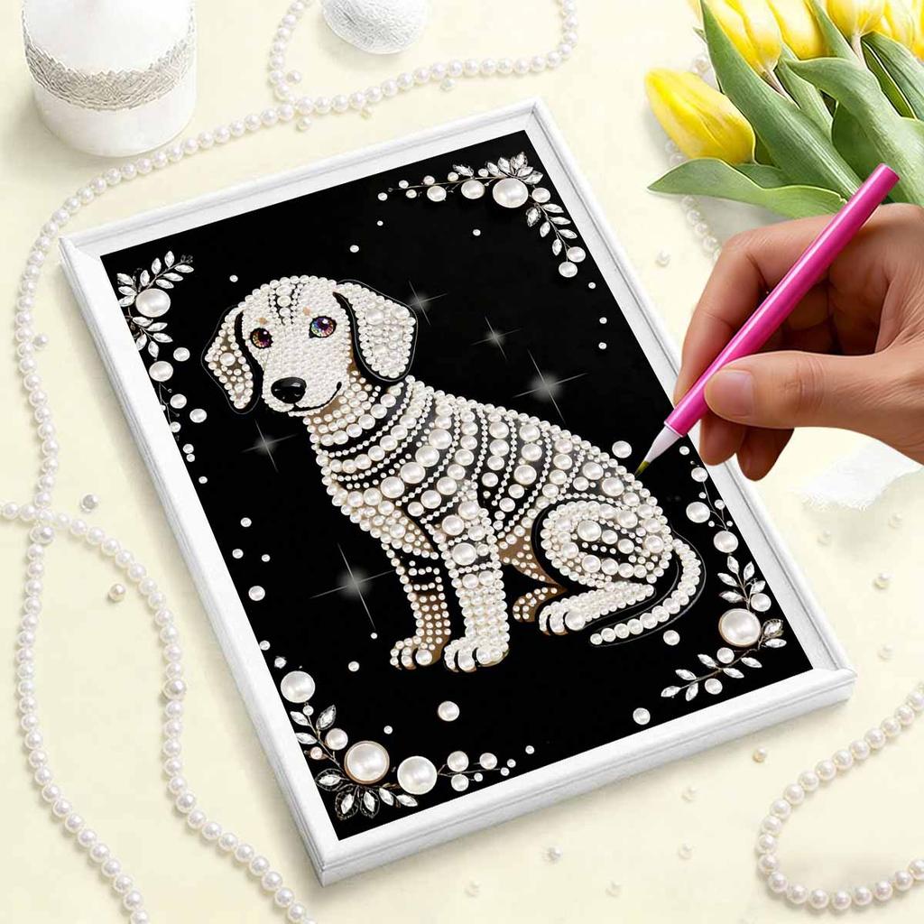 Pearl Painting Kit Animals Theme Frameless Handicraft DIY Bedroom Decoration Living Room Wall Art Room Decoration Art Craft Decoration