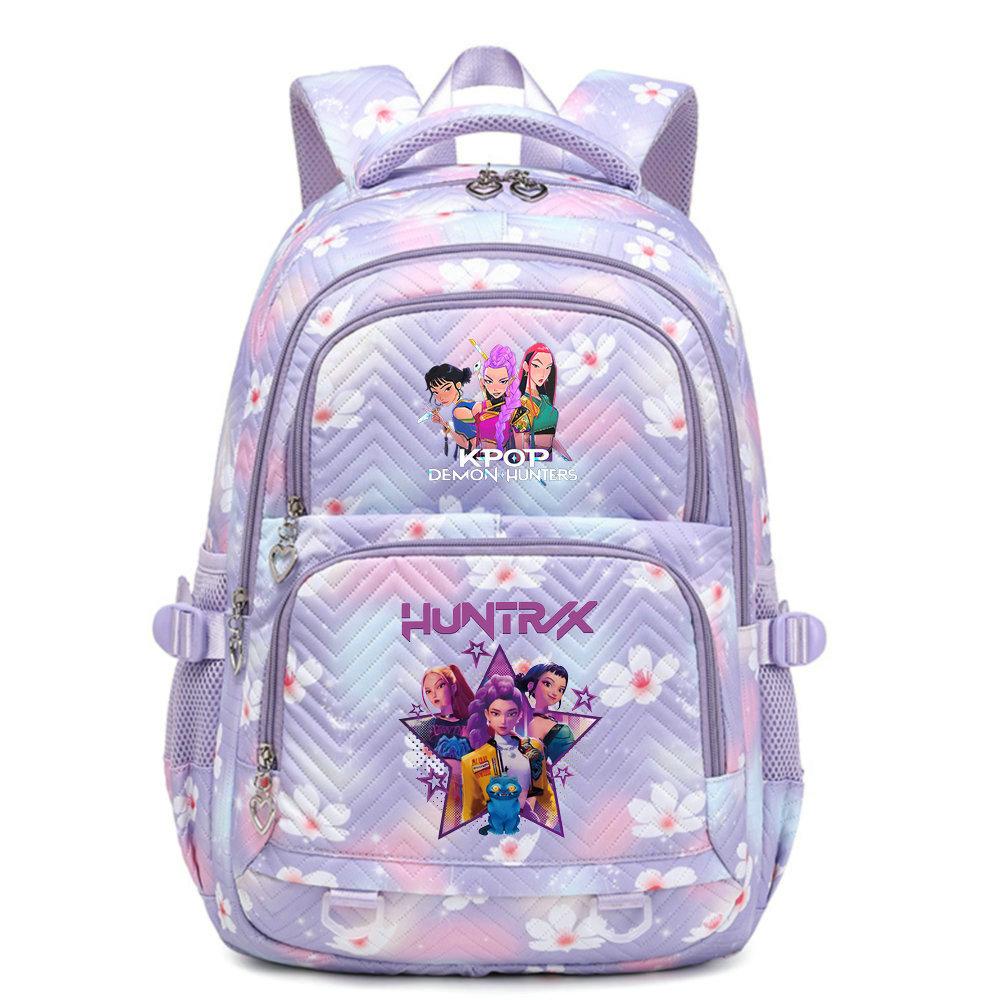 Anime K-Pop Demon Hunters School Backpack Student Teenager BookBag for Boy Girl Women Rucksack Backpack Travel Mochila Escolar