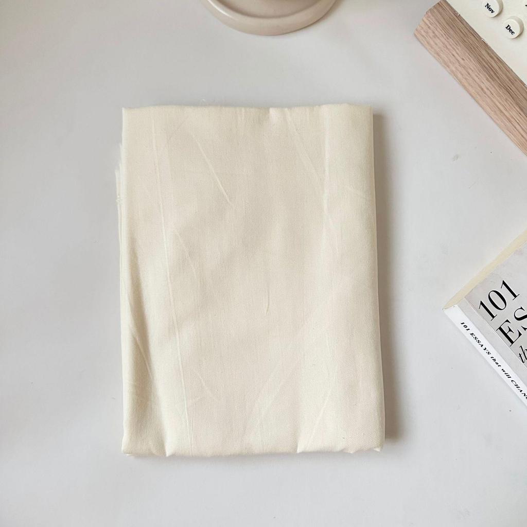 All-Cotton Apricot Twill Fabric for Women's, Children's Pajamas, Dress, Homewear, and Bags