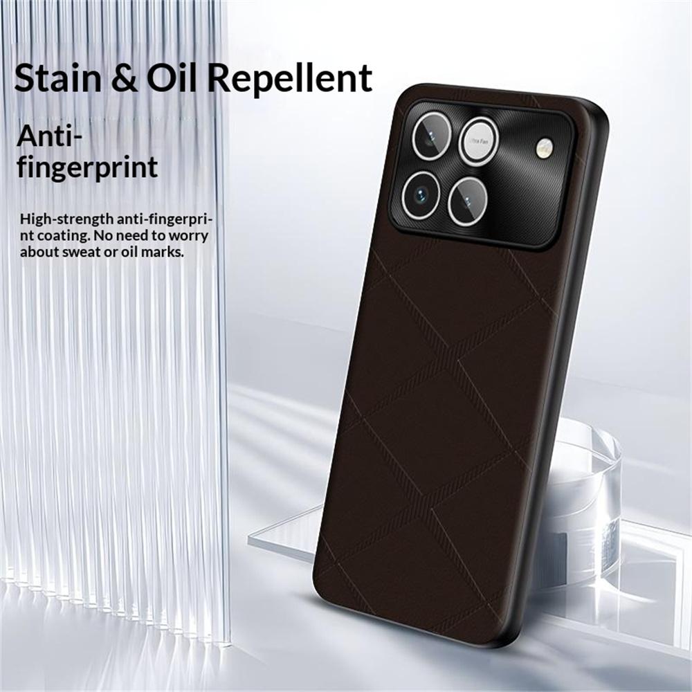 Phone Case For Honor Win 5G / Win RT 5G X-Patterned TPU PU Leather PC Anti-Drop Phone Cover