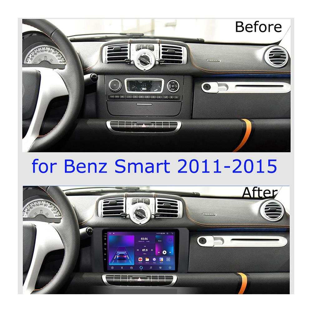Android Carplay Car Radio For Mercedes Benz Smart Fortwo 2010-2015 Multimedia Player Head Unit Stereo GPS Navigation BT WIFI 4+64GB