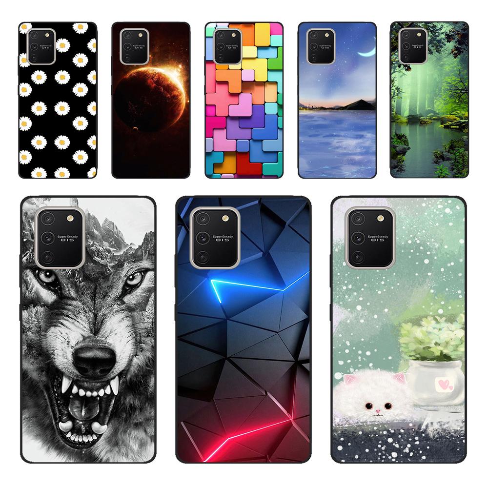 For Samsung Galaxy S10 Lite Case G770F Silicone Black Soft Back Cover for Samsung S10 Lite Case 2020 TPU S10Lite Cover S 10 Lite