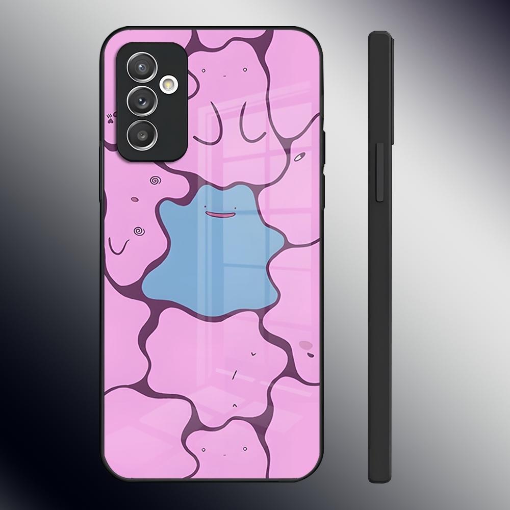 Cartoon Cute Ditto Phone Case For Samsung S24 Ultra S23 S22 S20 Fe S21 Plus A54 A34 A24 A53 A13 A16 Glass Back Cover