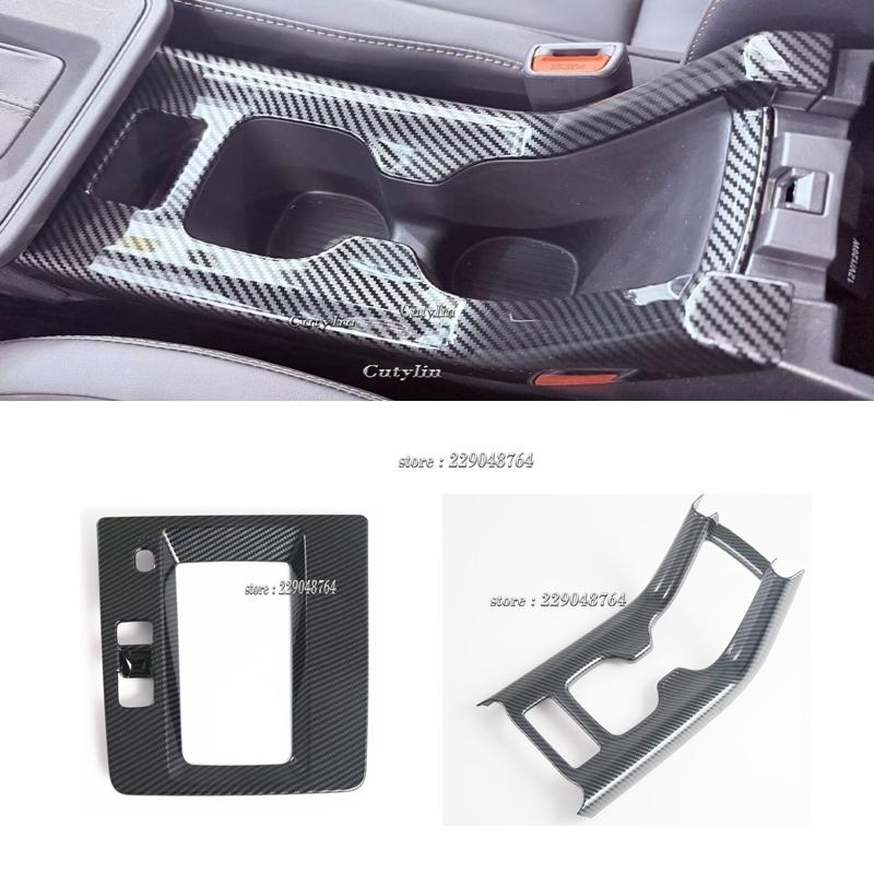 LHD RHD for Toyota Corolla Cross 2025 2026 ABS Black Central Control Gear Front Water Cup Holder Box Cover Trim Accessories