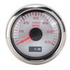 Pointer Tachometer, Boat Tachometer, 52mm ABS Stainless Steel RPM Gauge, IP67 Waterproof for 1-8 Cylinder Motorcycles, Gasoline Cars, and Boats
