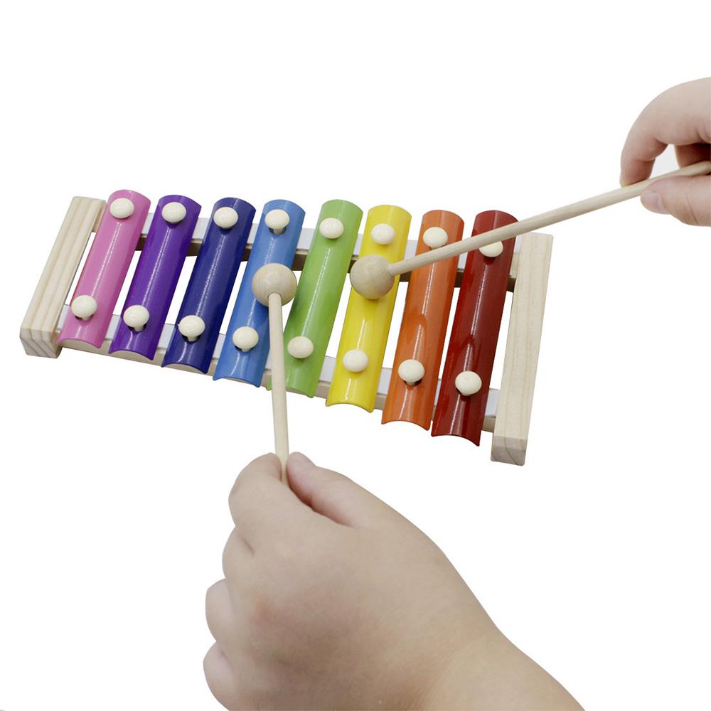 Xylophone for Kids Toy Xylophone with Wooden Mallets Wooden Toy Musical Instrument for Children Educational Development Toy Gifts Musical Toys Drums Percussion