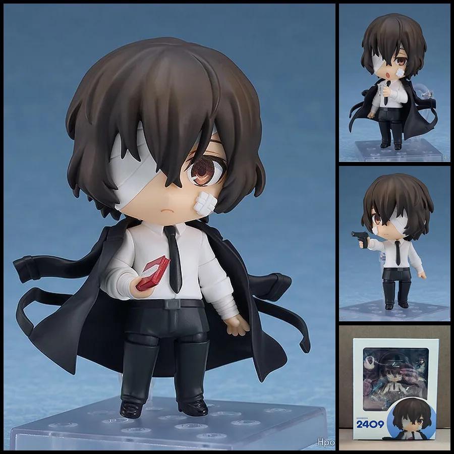 Bungo Stray Dogs Anime Movable Figurine Dazai Osamu Nakajima Atsushi Nakahara Chuuya Q Version Doll Ornament Present For Anime Fans