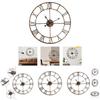 Distinctive Antique Rust Wall Clock With Silent Movement 40cm Diameter Metal Clocks
