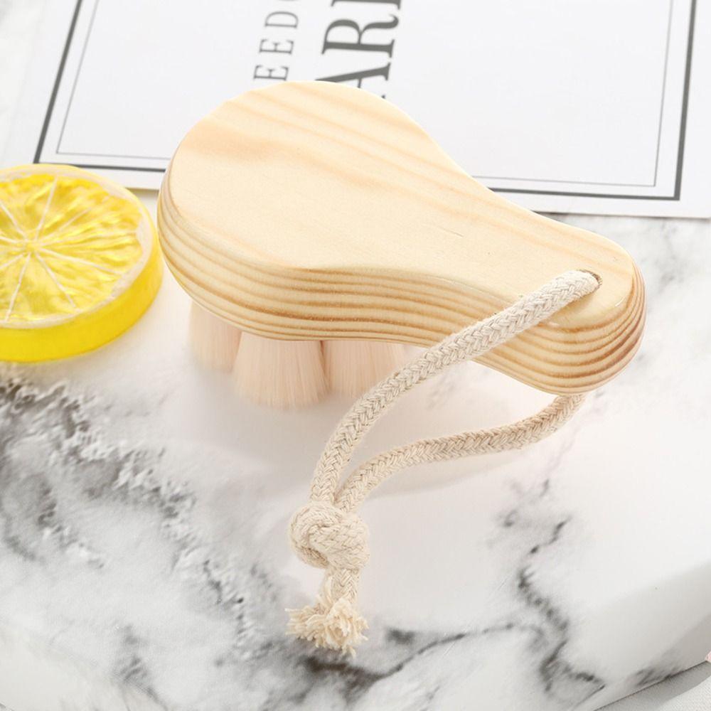Cleansing Bristles Shower Facial Cleansing Brush Wash Face Brush Skin Care Tool Massage Scrubber