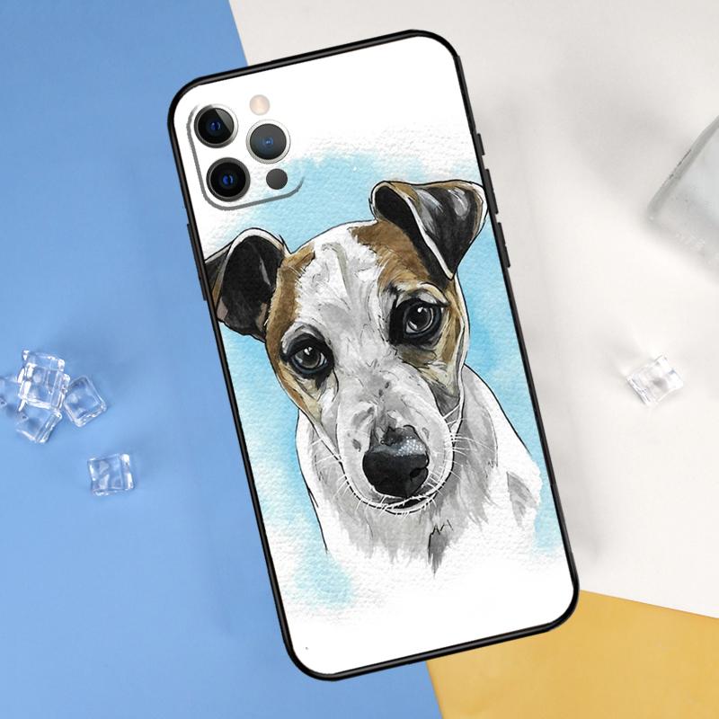 Jack Russell Terrier Hund Handyhülle Für iPhone 16 Pro Max 12 13 Mini 11 14 15 Pro Max XR 16 15 Plus 16e Hülle Schale
