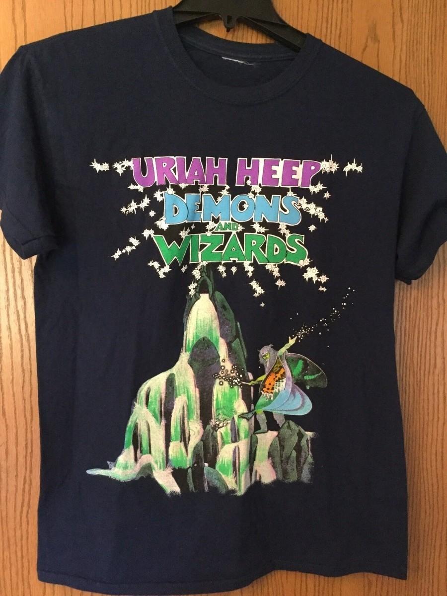 Rare Demons & Wizards Band Uriah Heep Shirt Black S-5XL VK108 M