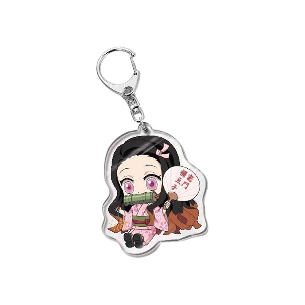 Cartoon Anime Movie Transparent Acrylic Keychain Pendant, Exquisite Gift Hanging Accessories For Backpacks