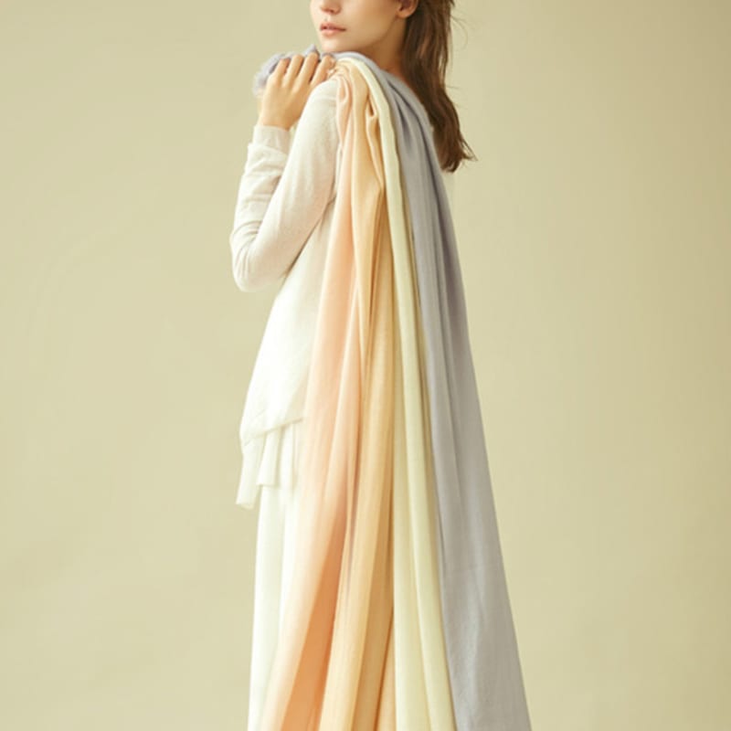 

PREZZO 100% Cashmere Scarf Signature Scarf MOR (2 colors) 02. MOR BEIGE