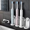 Electric Toothbrush Rack Adjustable Wall-Mounted Non-slip Rack Space Bathroom Organizer Adults I6S1