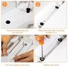 2pcs Toilet Seat Replacement Screws & Blind Hole Fittings - Nut, Cover Lid & Top Fixing Kit for Bathroom