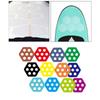 12 Pieces Surfboard Traction Pads for Board Longboard Surf Boards