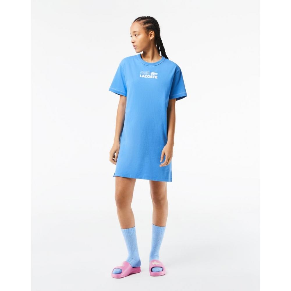 

LacoSTe Women S Club LacoSTe ShorT Sleeve T ShirT dreSS Ef5564 53g L99 034