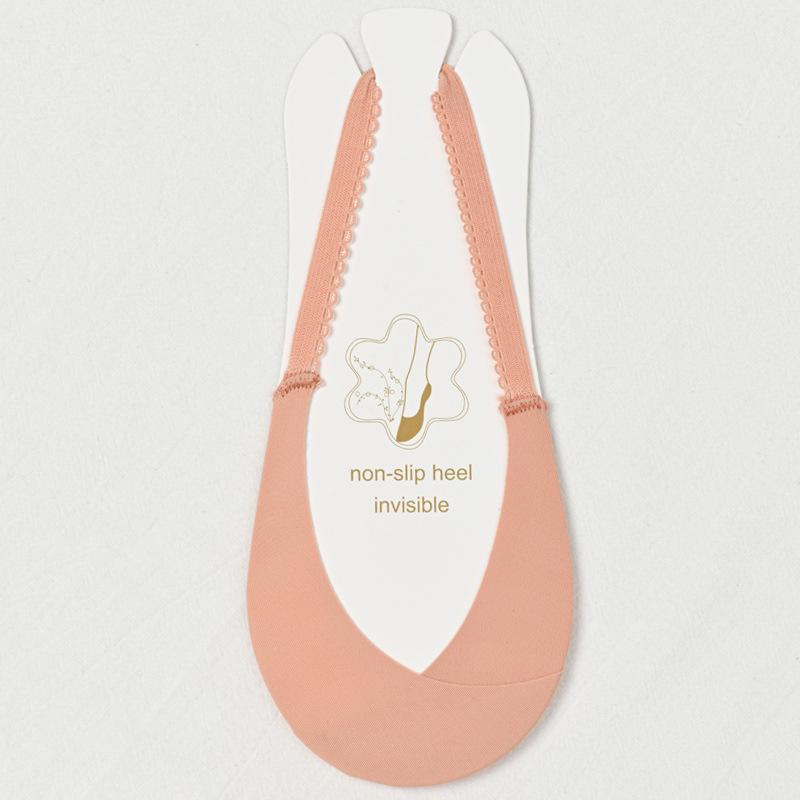 Invisible Non-slip Women's Ice Silk No-show Socks for High Heels