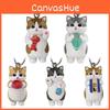 Cat Keychain Action Figure Cartoon Model Toy Decoration Children Gifts Ornament