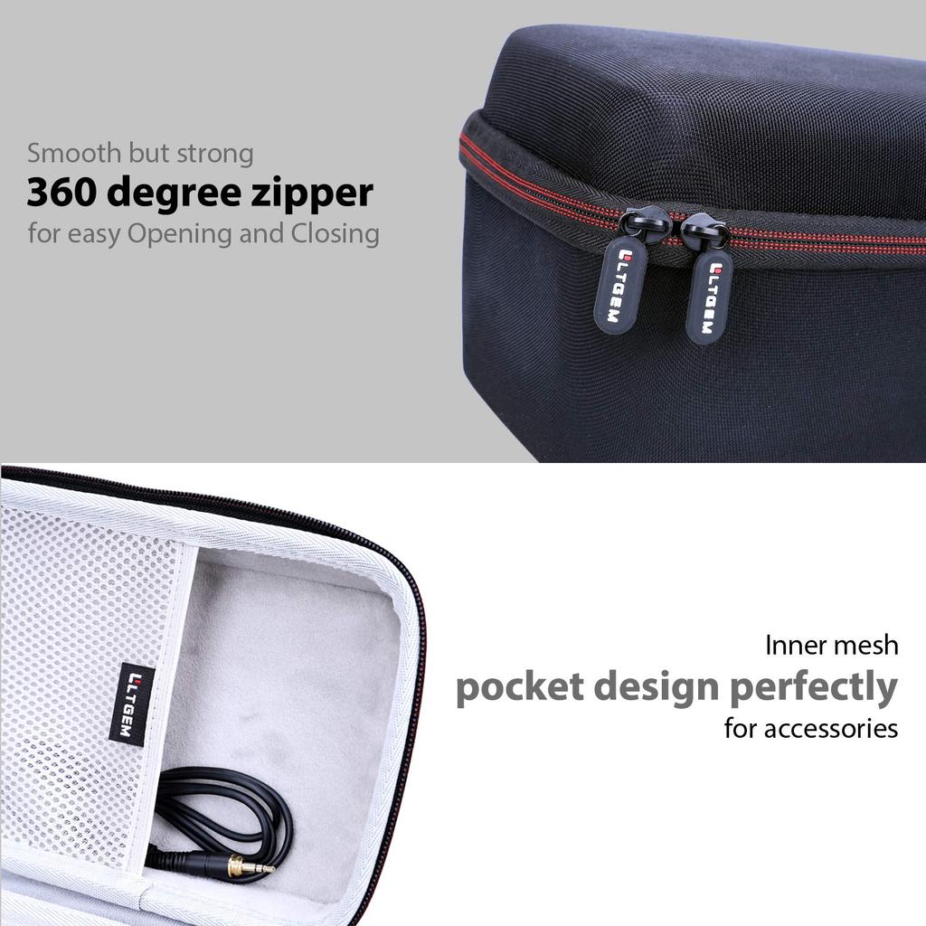 LTGEM Hard Case for Blue Yeti or Yeti Pro USB Condenser Microphone