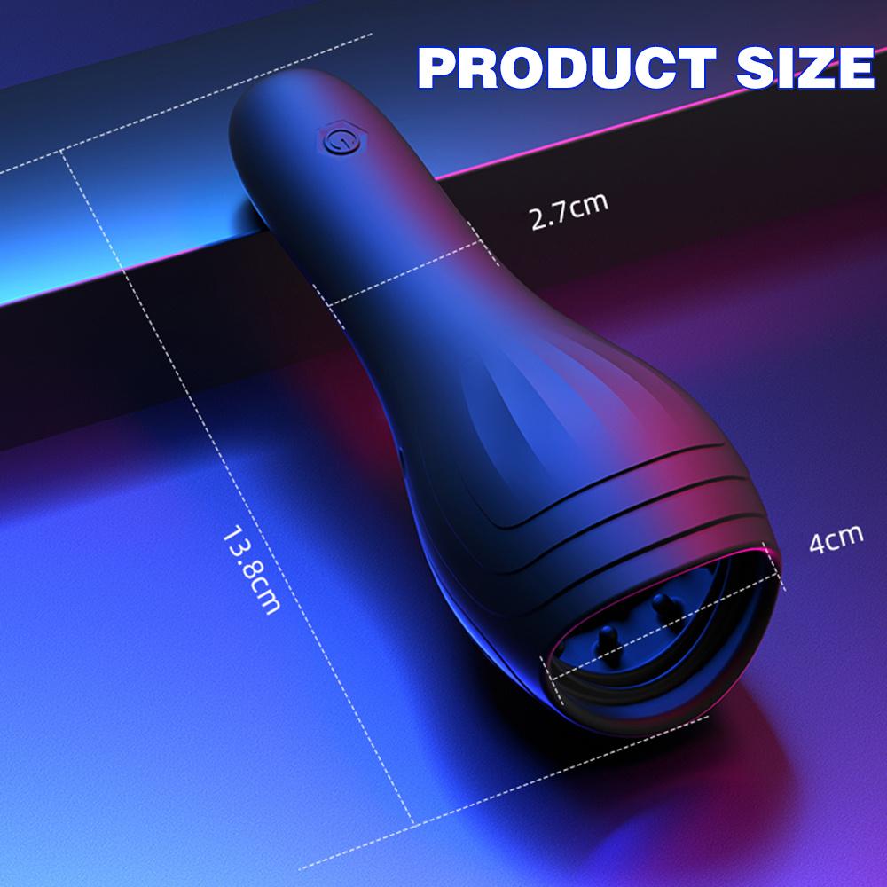 10 Modes Penis Delay Trainer Vibrator Male Masturbator Automatic Oral Climax Sex Glans Stimulate Massager Adult Sex Toy for Men Waterproof Masturbator