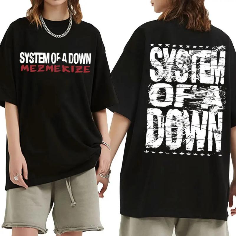 Rock Band System of A Down Mezmerize T Shirts Me S чёрный