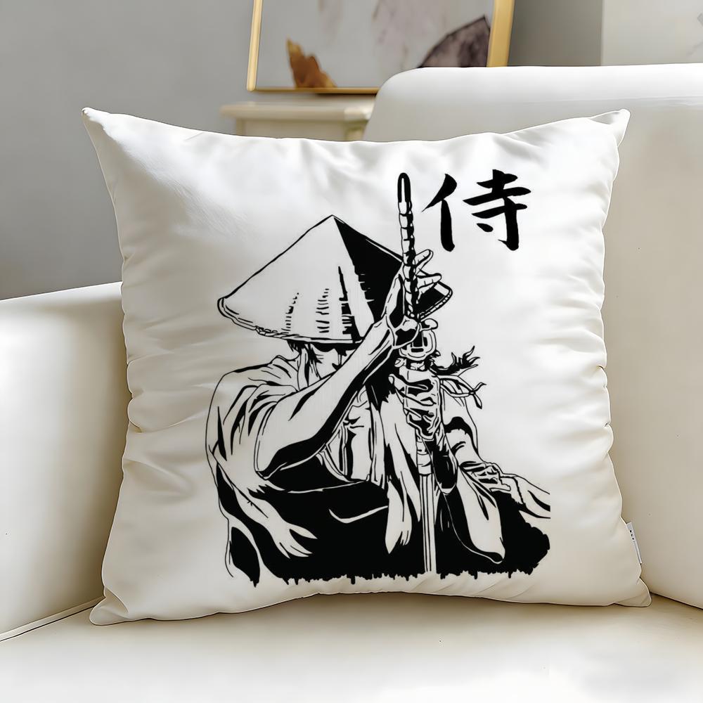 Klassische Anime Ninja Scroll Kissenbezug Weich & Leicht zu Waschen Kissenhülle – Vielseitig für Sofa, Bett, Reise und Büro