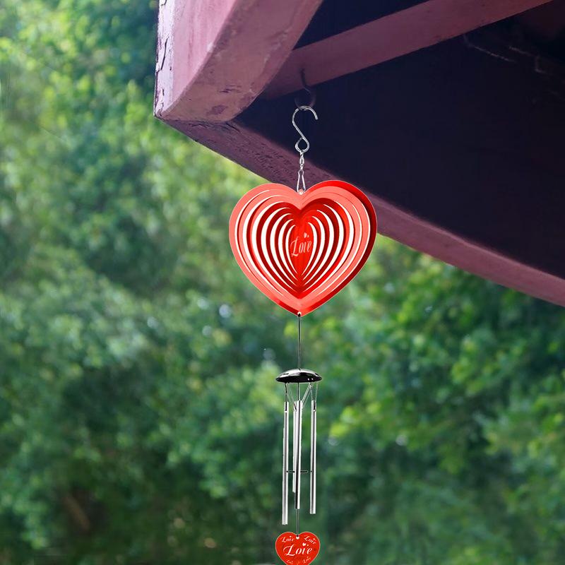 Outdoor Wind Chimes 3D Decorative Rotating Scare Bird Away Wind River Garden Spinners Pendant Lawn Ornament Yard Art Decor For