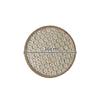 30/36cm Color Handmade Rattan Tray Round Heat-resistant Teapot Pad Hotel Home Decor Ethnic Style Dining Table Heat-insulate Pad