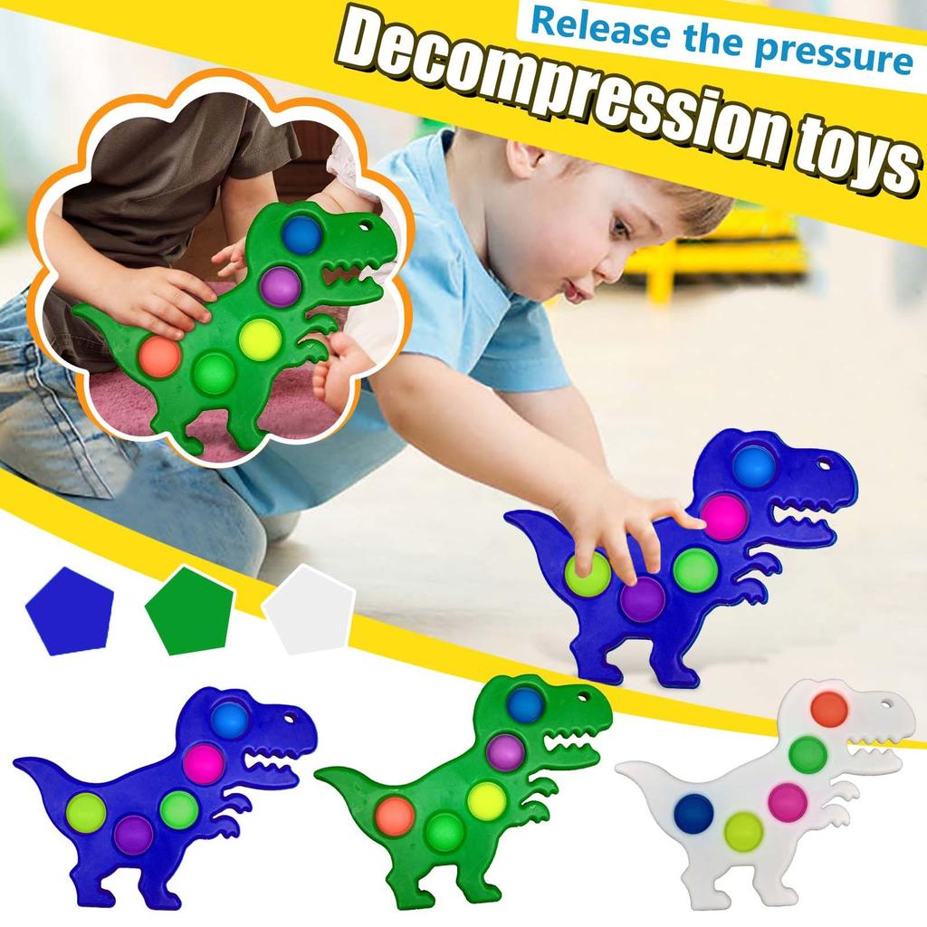 Dinosaur Toys Bubble Sensory Toy Stress Relief -Anxiety