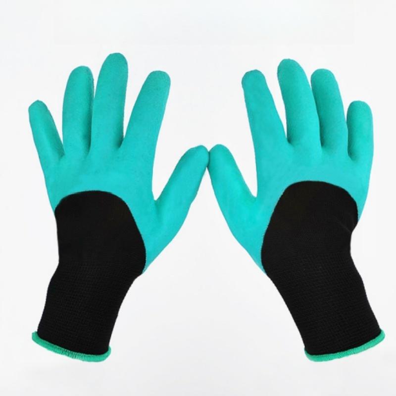 Garden Gloves with Claws Breathable Gardening Work Claw Gardening Gloves, for Planting Puncture Resistant Garden Gloves Digging