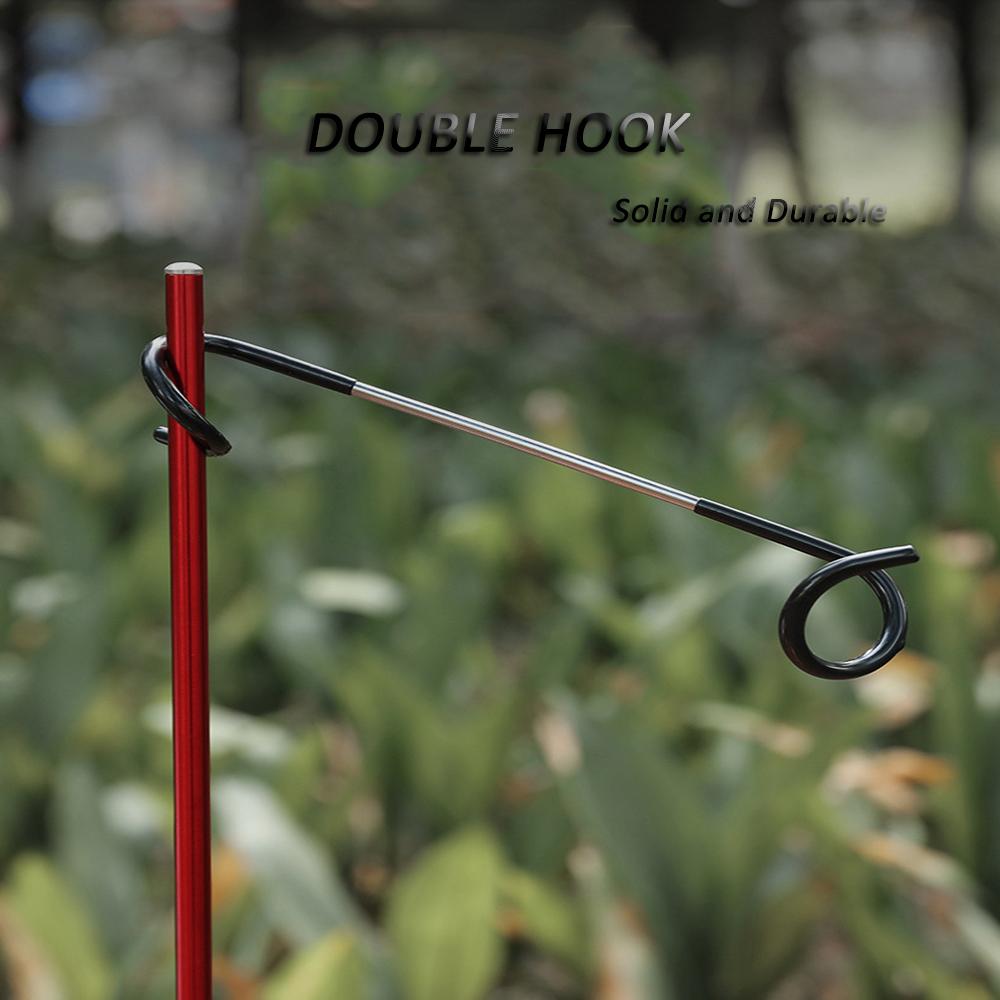 3 KS Venkovní kempingový stan na lampu Stojan na lampu Držák lampy Přenosné příslušenství pro kempování