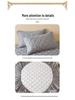 Class A Quilted Cotton Mattress Protector - Thick, Soft, Breathable, Dustproof, Non-Slip Full Cover