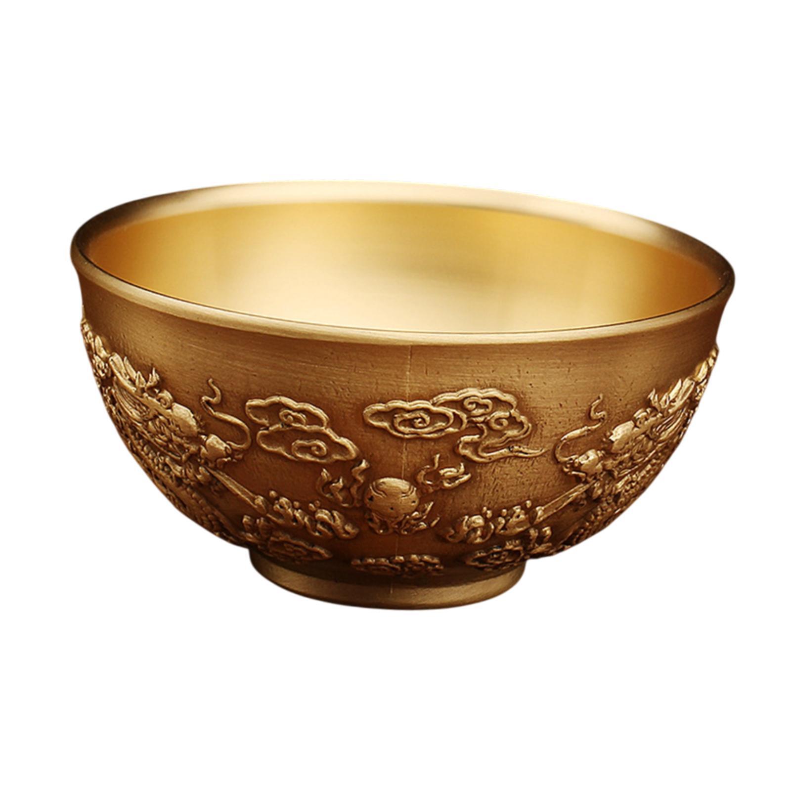 

Латунная чаша фэн-шуй, декоративная чаша для подношений для спальни, сервант для сбора