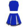 Girls' 2 Piece High School Cheerleading Uniform Costume Complete Outfit Cosplay Fancy Dress