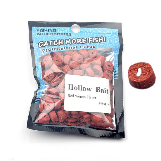 Pusta czerwona przynęta sztuczna atrakcyjna ekologiczna przynęta na cząstki owadów przynęta na karpie z trawy do wędkowania