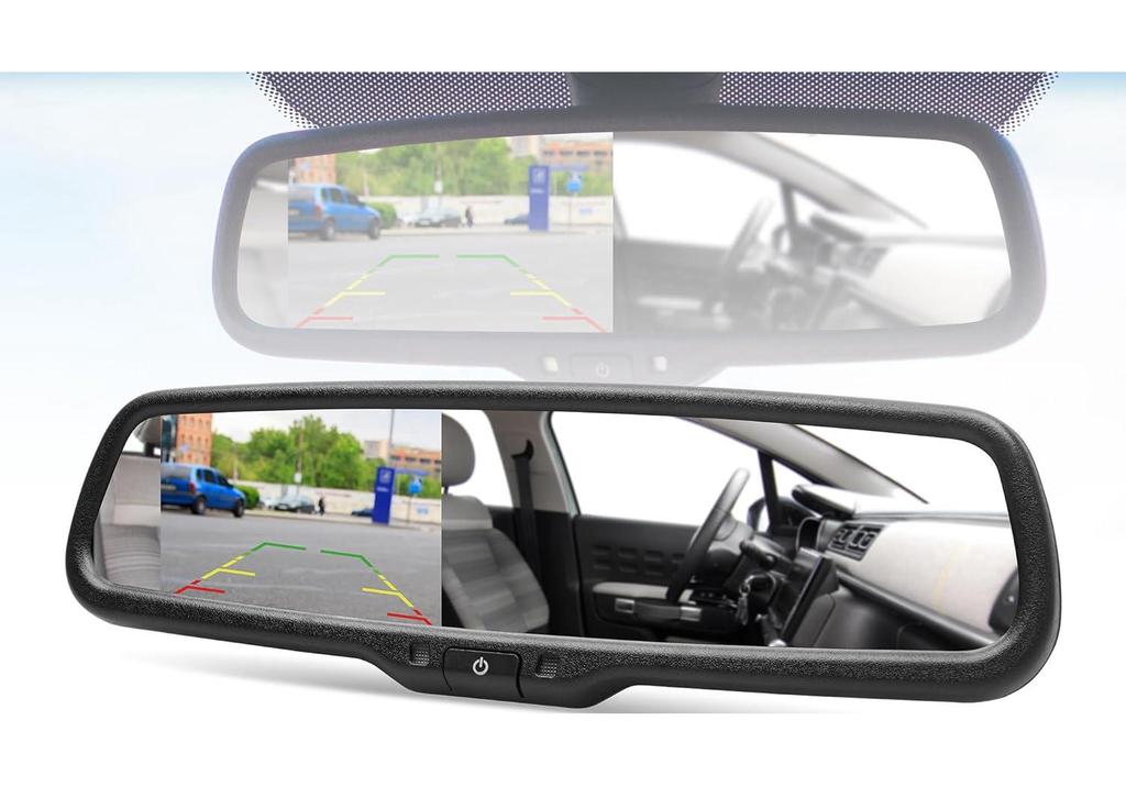 4.3-inch Rearview Mirror Display Camera for Renault Trafic & Opel Vivaro