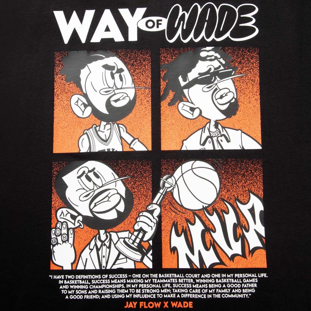 Li Ning X Jay Flow Wade Series Sports Crew Neck Pullover Casual Loose Simple Back Print Letter Comfortable Versatile Short Sleeve T-Shirt AHSVA05-1