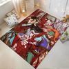 Anime Characters Printed Carpet with Action Style and Bold Colors Suitable for use as an anti-slip for living room bedroom sofas
